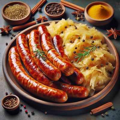 Image of Sausage and Sauerkraut