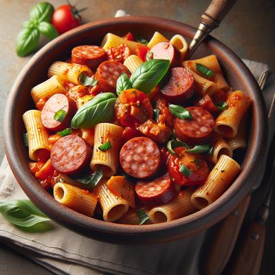 Image of Sausage and Tomato Rigatoni