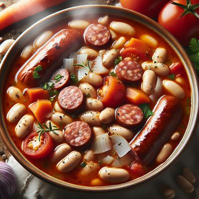 Image of Sausage and White Bean Stew