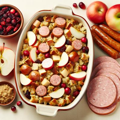 Image of Sausage Apple and Cranberry Stuffing