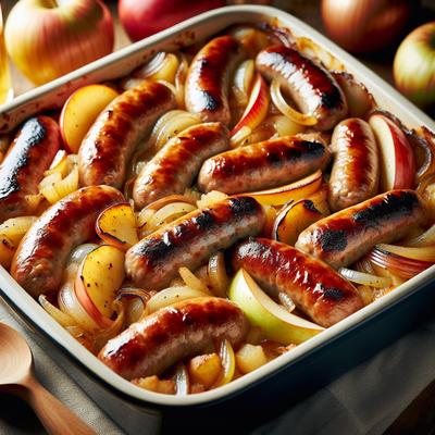 Image of Sausage Apple and Onion Casserole