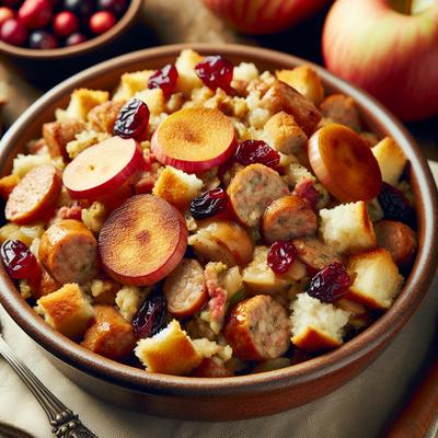 Image of Sausage Apple Dried Cranberry Stuffing