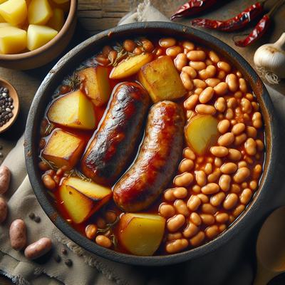 Image of Sausage Baked Bean and Potato Hotpot
