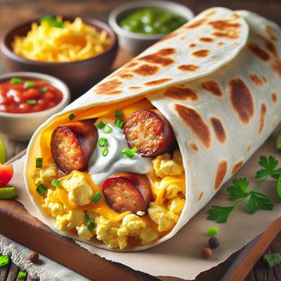 Image of Sausage Breakfast Burritos Oamc