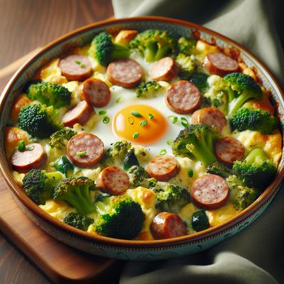 Image of Sausage Broccoli Egg Casserole