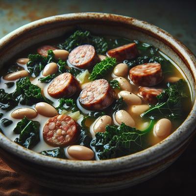 Image of Sausage Cannellini and Kale Soup