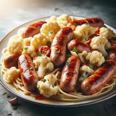 Image of Sausage Cauliflower Spaghetti