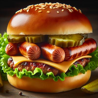Image of Sausage Centered Hamburger Rolls