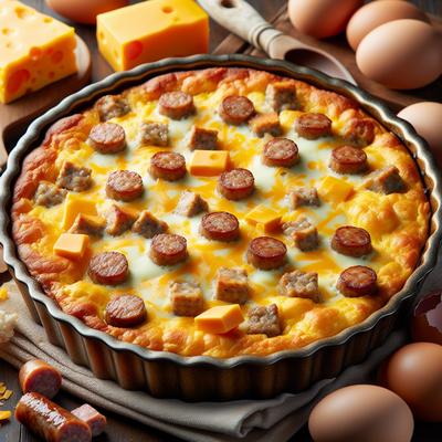 Image of Sausage Cheddar Breakfast Casserole