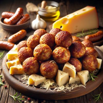 Image of Sausage Cheese Appetizer Balls