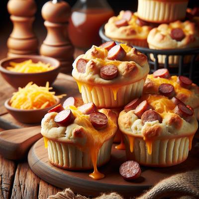 Image of Sausage Cheese Biscuits Muffins