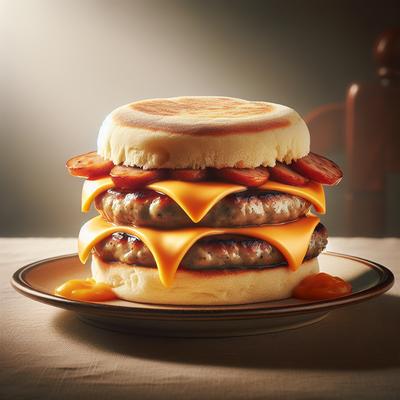 Image of Sausage Cheese English Muffins