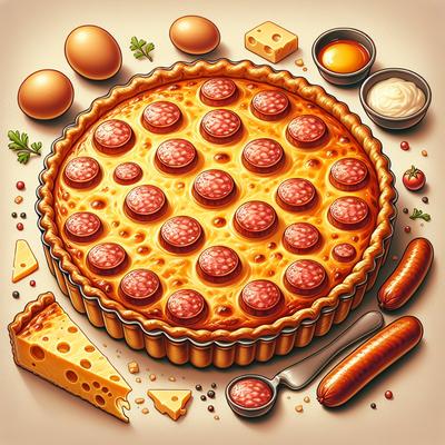 Image of Sausage Cheese Quiche