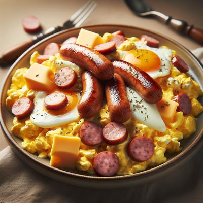 Image of Sausage Cheese Scramble