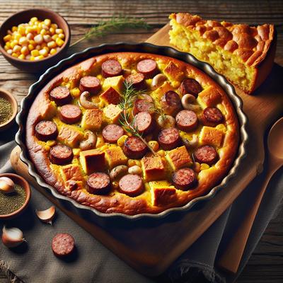 Image of Sausage Cornbread Bake