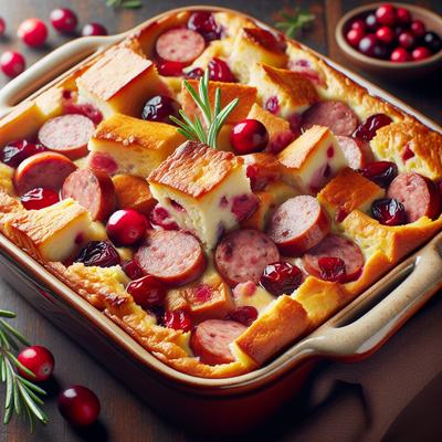 Image of Sausage Cranberry Strata