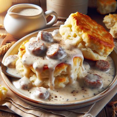 Image of Sausage Gravy and Biscuits