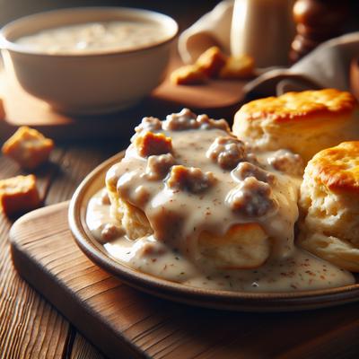 Image of Sausage Gravy Biscuits
