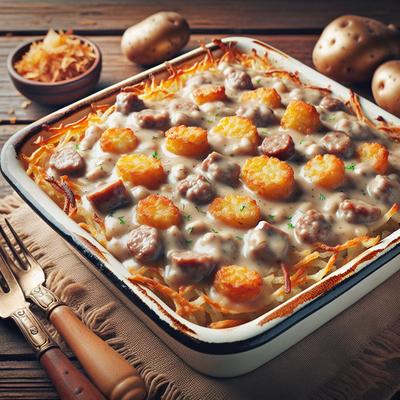 Image of Sausage Gravy Hash Browns Bake