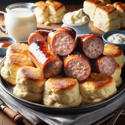 Image of Sausage Link Roll Ups with Buttermilk Biscuits