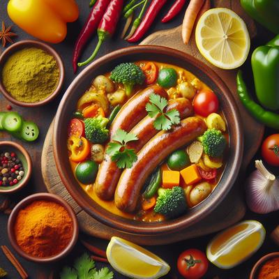 Image of Sausage Madras Curry Veggies