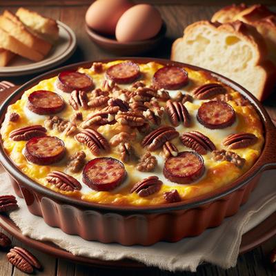 Image of Sausage Pecan Morning Casserole