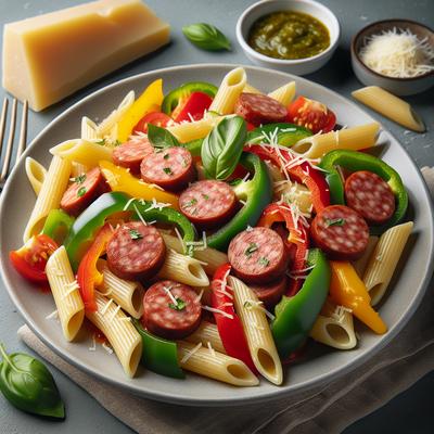 Image of Sausage Penne and Peppers