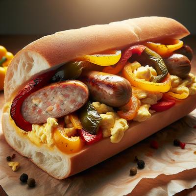 Image of Sausage Pepper and Egg Heros
