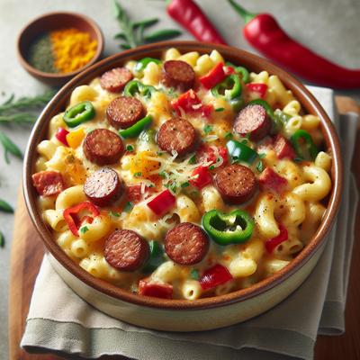 Image of Sausage Pepper Mac N Cheese