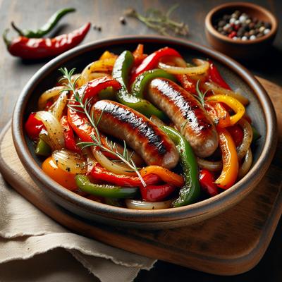 Image of Sausage Peppers and Onions