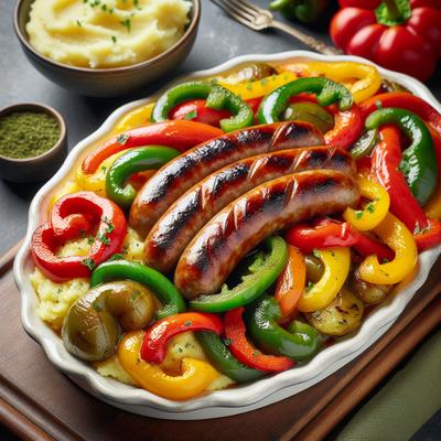 Image of Sausage Peppers and Potatoes