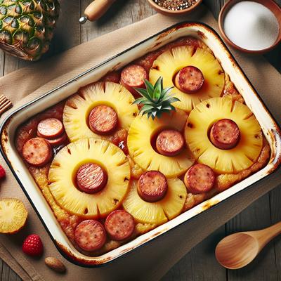 Image of Sausage Pineapple Upside Down Bake