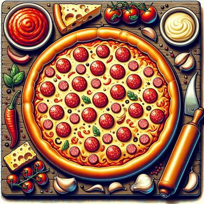 Image of Sausage Pizza Pie
