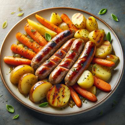Image of Sausage Potato and Carrot One Dish Supper