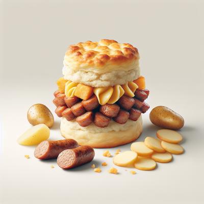 Image of Sausage Potato Biscuit Topper