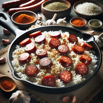 Image of Sausage Rice Skillet