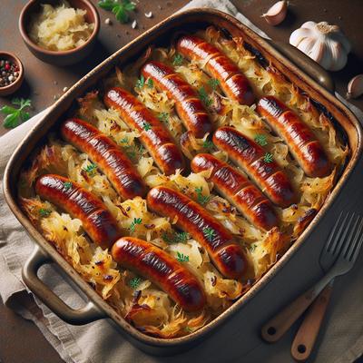 Image of Sausage Sauerkraut Bake