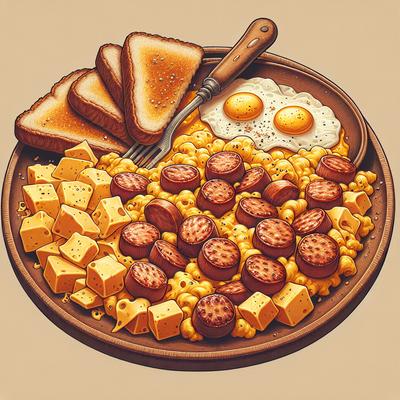 Image of Sausage Scrambles and Cheese