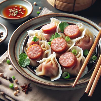 Image of Sausage Steamed Wontons