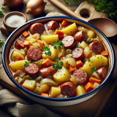 Image of Sausage Stew with Potatoes