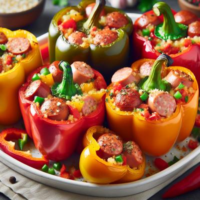 Image of Sausage Stuffed Bell Peppers