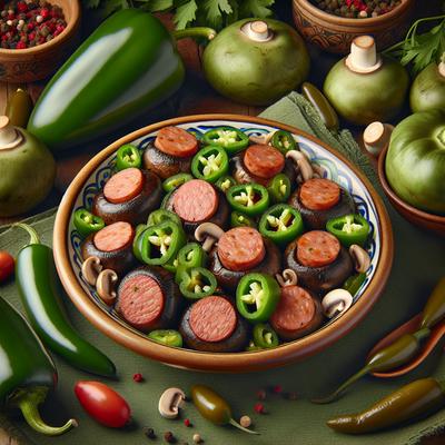 Image of Sausage Stuffed Jalapenos or Mushrooms