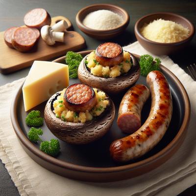 Image of Sausage Stuffed Mushroom Caps