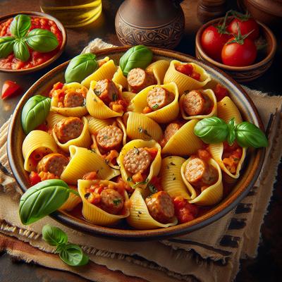Image of Sausage Stuffed Pasta Shells