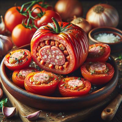 Image of Sausage Stuffed Tomatoes