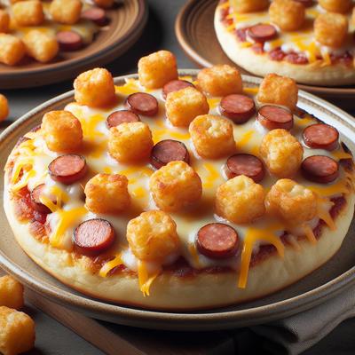 Image of Sausage Tater Tot English Muffin Pizzas