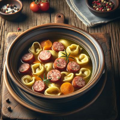 Image of Sausage Tortellini Soup for 2