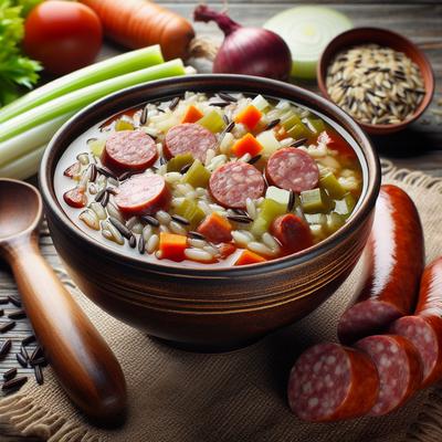 Image of Sausage Wild Rice Soup