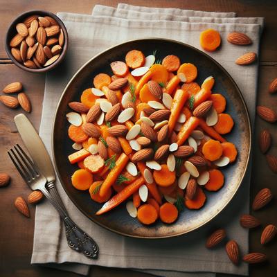 Image of Sauted Carrots with Toasted Almonds