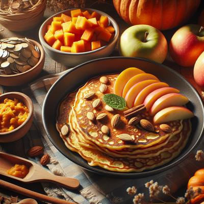 Image of Sauteed Apple Pumpkin Oven Pancake